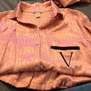 Victoria’s Secret Viscose and polyester Pajama Shirt